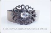 9629 A FIVELA RESINA BOLA GOTAS E STRASS