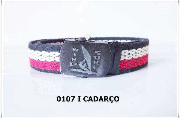 0107 Cadarço com fivela militar