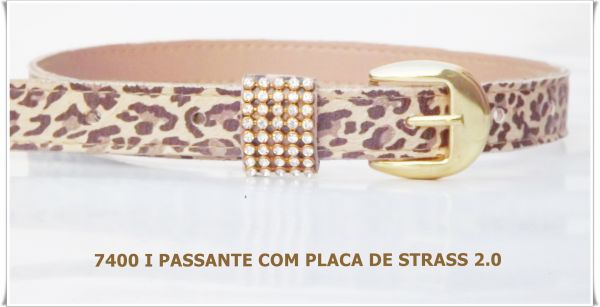 7400 Passante com placa de strass