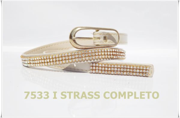 7533 cinto 1,4cm com strass no corpo